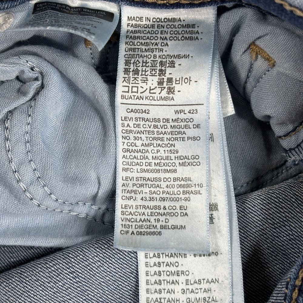 Levi's Classic Straight Jeans 14S W32 L28 Mid‎ Rise Denim - Picture 12 of 12